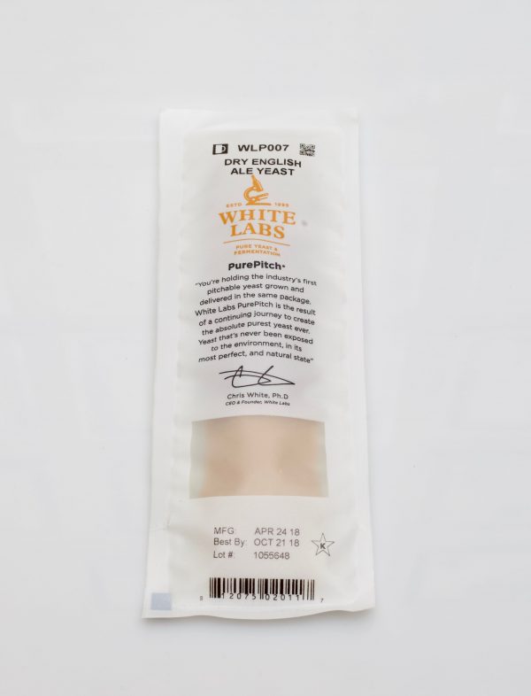 Levure liquide à bière White Labs - WLP007 - Dry English Ale
