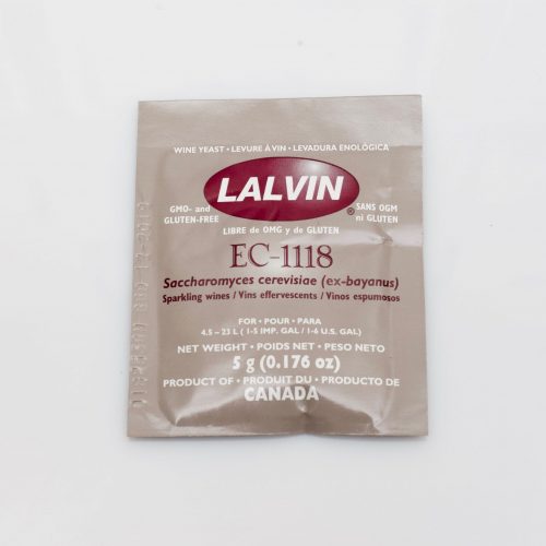 Levure sèche à vin Lalvin 5g -EC-1118
