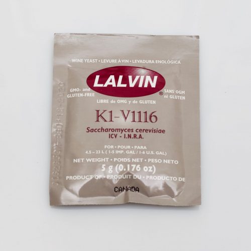 Levure sèche à vin Lalvin 5g - K1-V1116