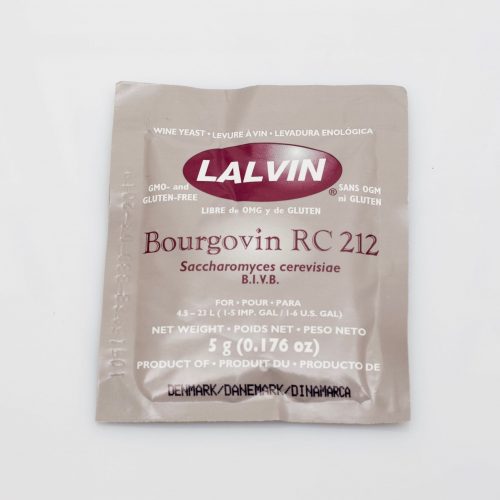 Levure sèche à vin Lalvin 5g - Bourgovin RC-212