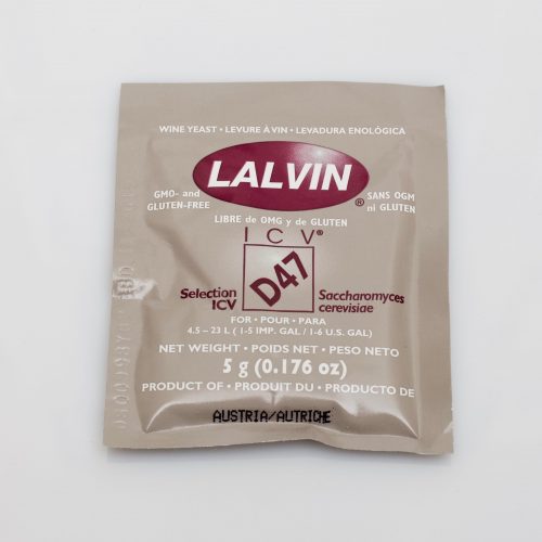 Levure sèche à vin Lalvin 5g - ICV D47