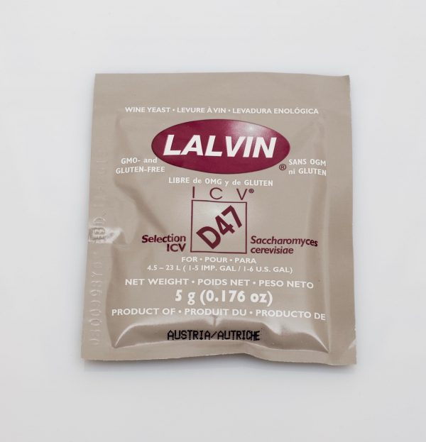 Levure sèche à vin Lalvin 5g - ICV D47