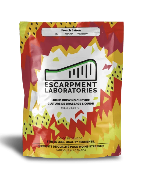 Levure liquide à bière Escarpment - French Saison, disponible début nov.25