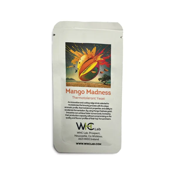 WHC Levure sèche à bière | Mango Madness Juicy Thermotolerant (11 g | 0.336 oz)