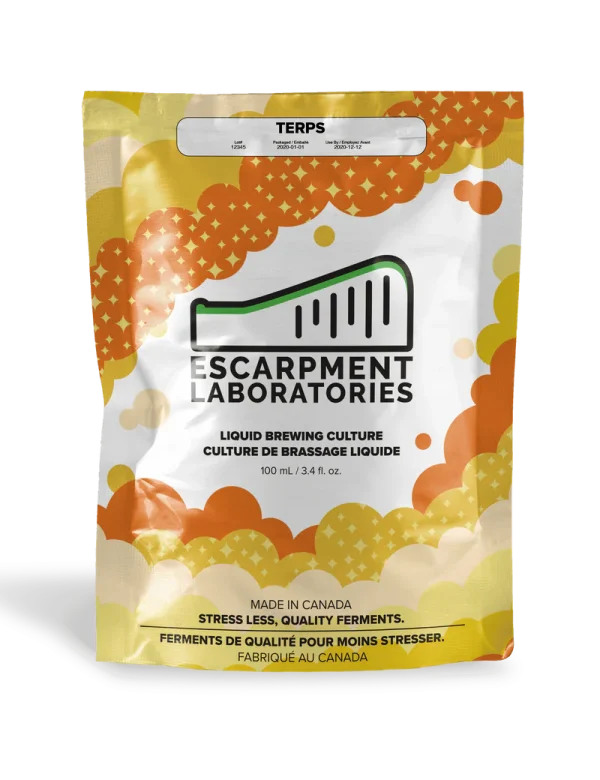 Levure à bière liquide Escarpment Terps, disponible début nov.25